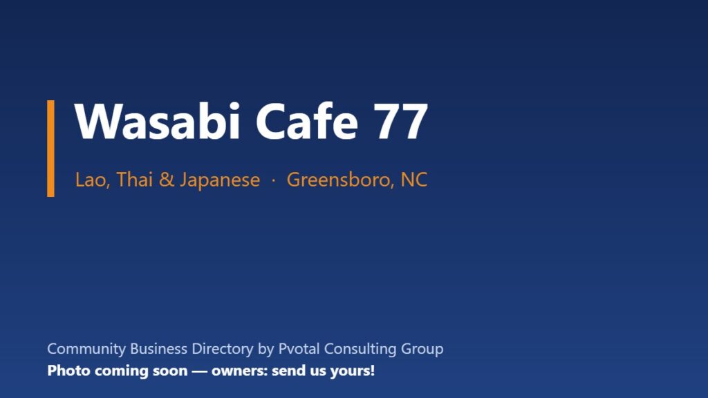 Wasabi Cafe 77