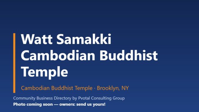 Watt Samakki Cambodian Buddhist Temple