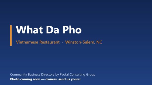 What Da Pho