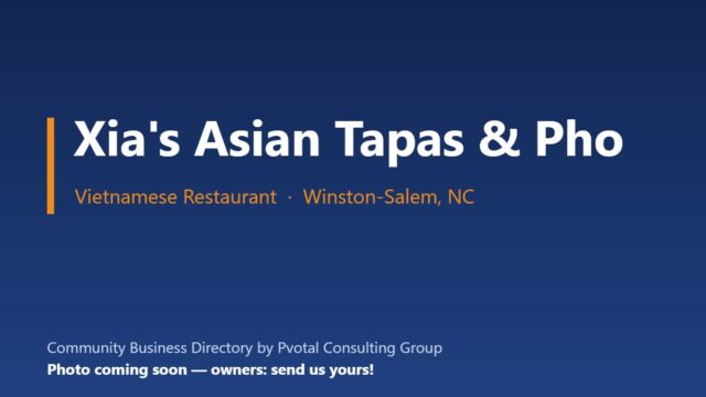 Xia's Asian Tapas & Pho