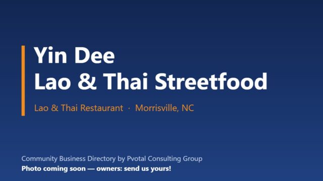 Yin Dee Lao & Thai Streetfood Restaurant