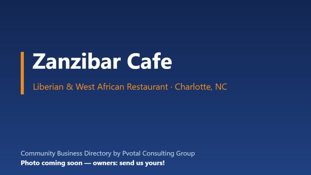 Zanzibar Cafe
