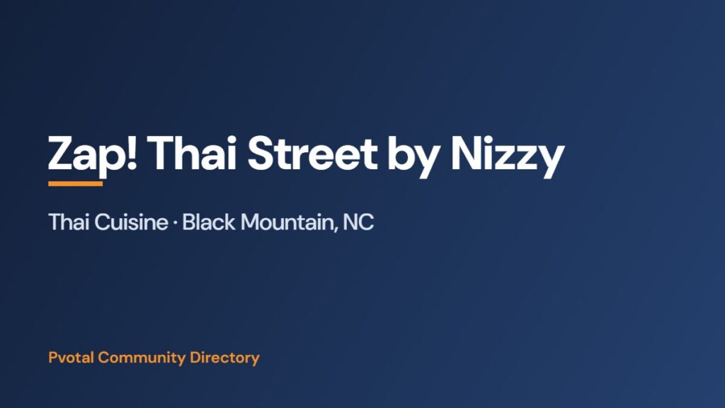 Zap! Thai Street by Nizzy